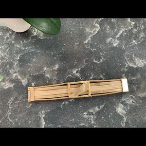 Metallic gold magnetic bracelet